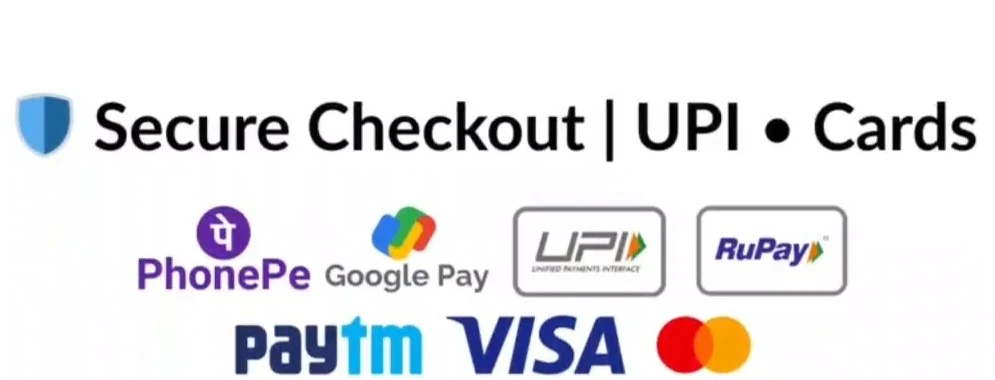 Secure Checkout UPI and Cards